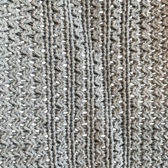 Banana Republic Gray Sleeveless Textured Cotton Blend Sweater Tank Size S - Picture 6 of 11